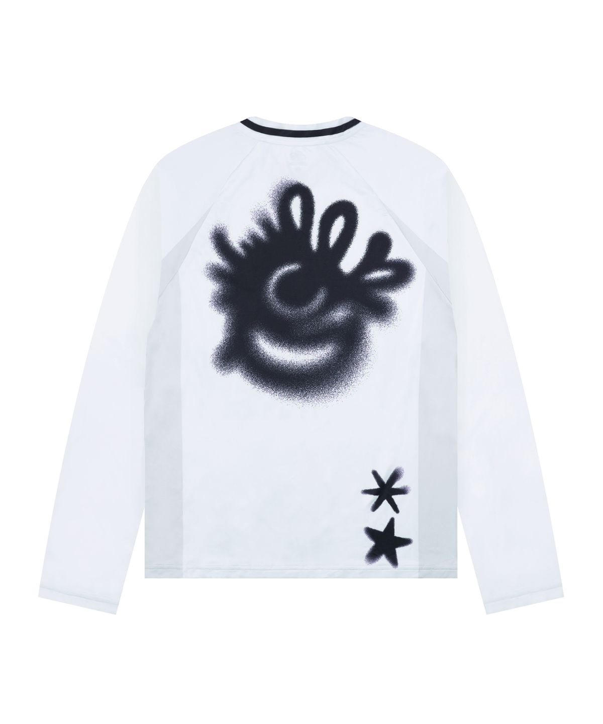 글랙(GLACK) GT118 펑크 그래피티 래쉬가드 롱슬리브 (WHITE)