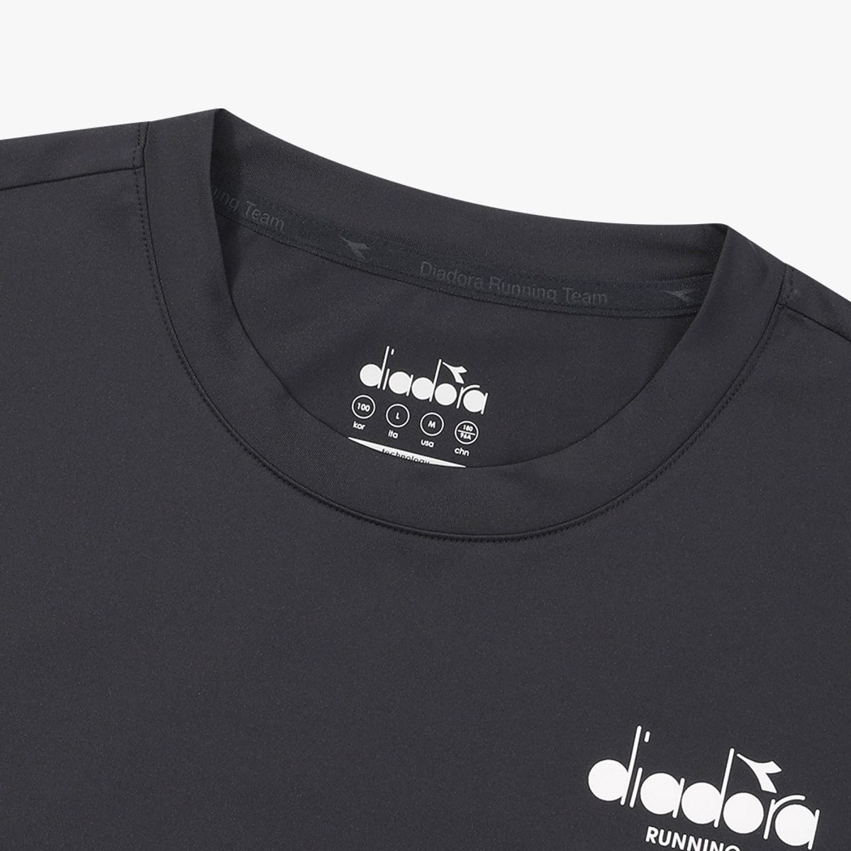디아도라(diadora) DRC 베이직 러닝 반팔 티셔츠 GREY