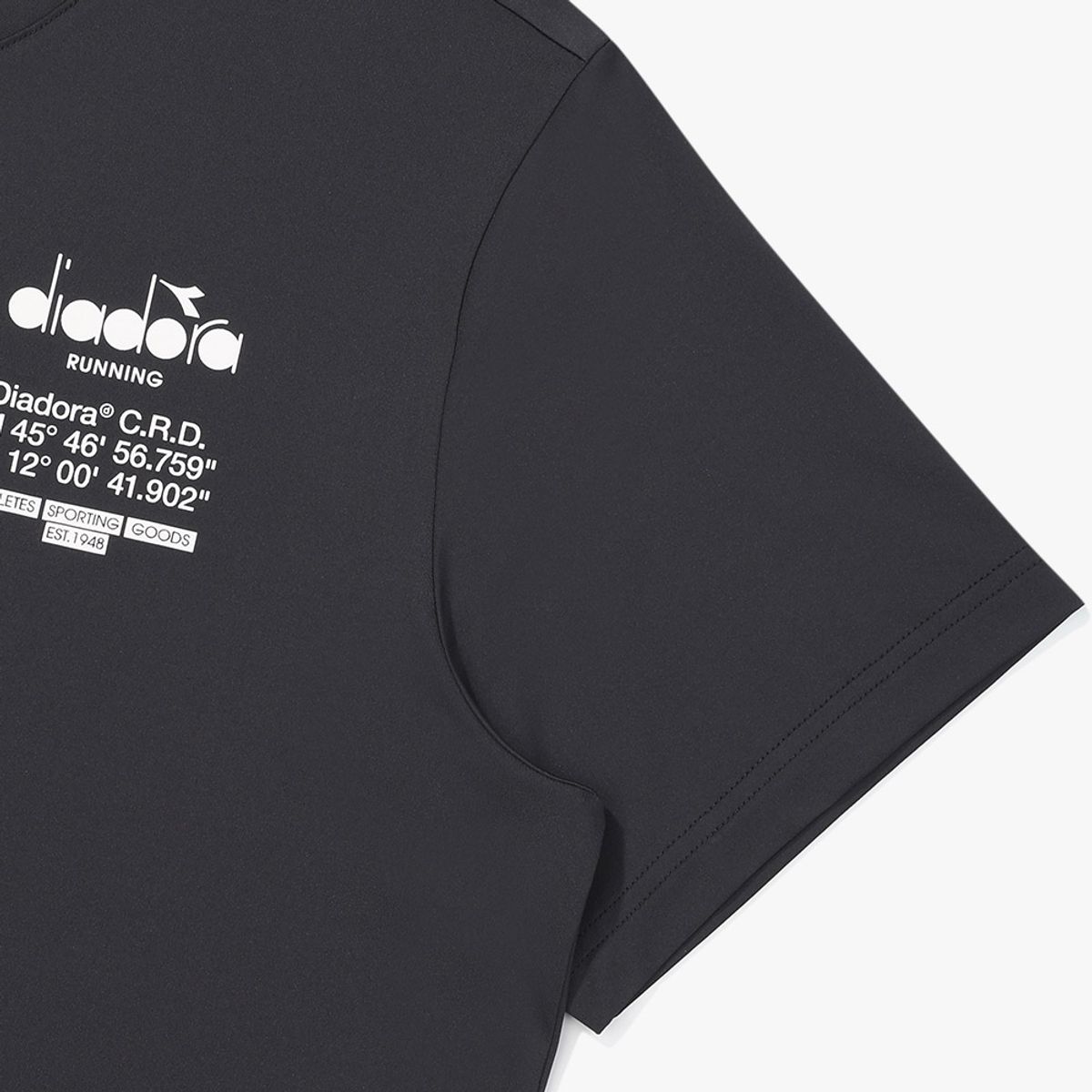 디아도라(diadora) DRC 베이직 러닝 반팔 티셔츠 GREY
