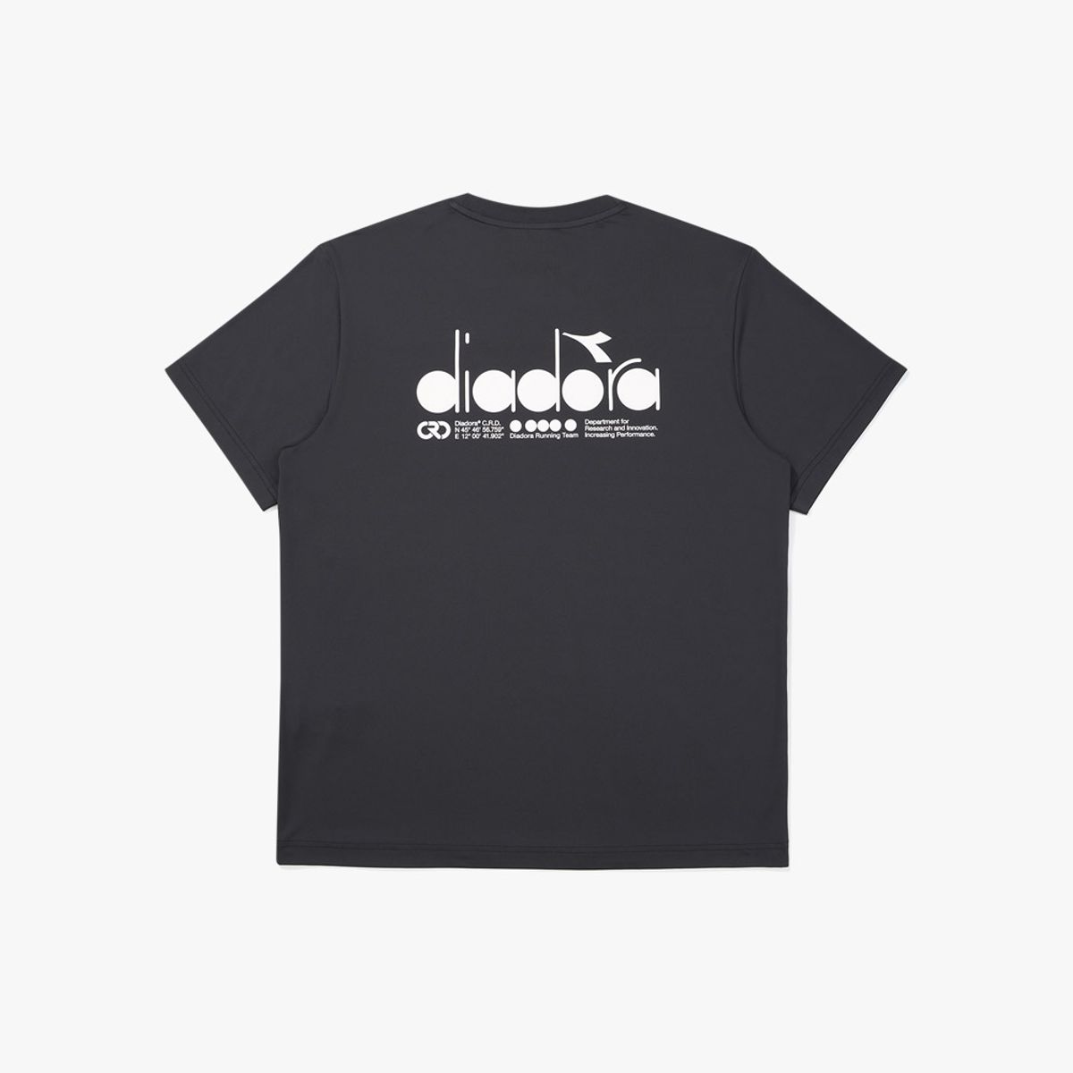 디아도라(diadora) DRC 베이직 러닝 반팔 티셔츠 GREY