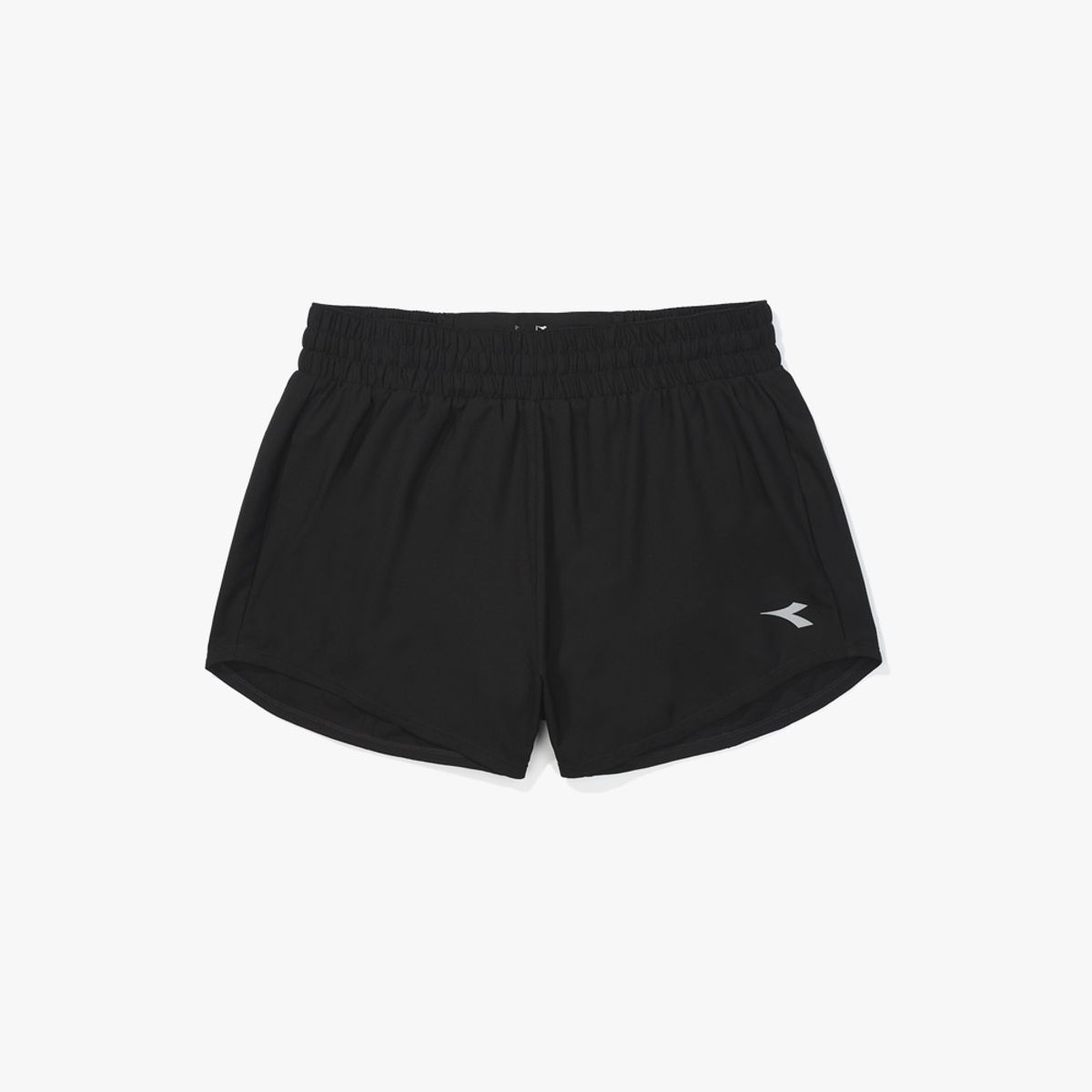디아도라(diadora) 썸머 러닝 3인치 쇼츠 우먼 BLACK