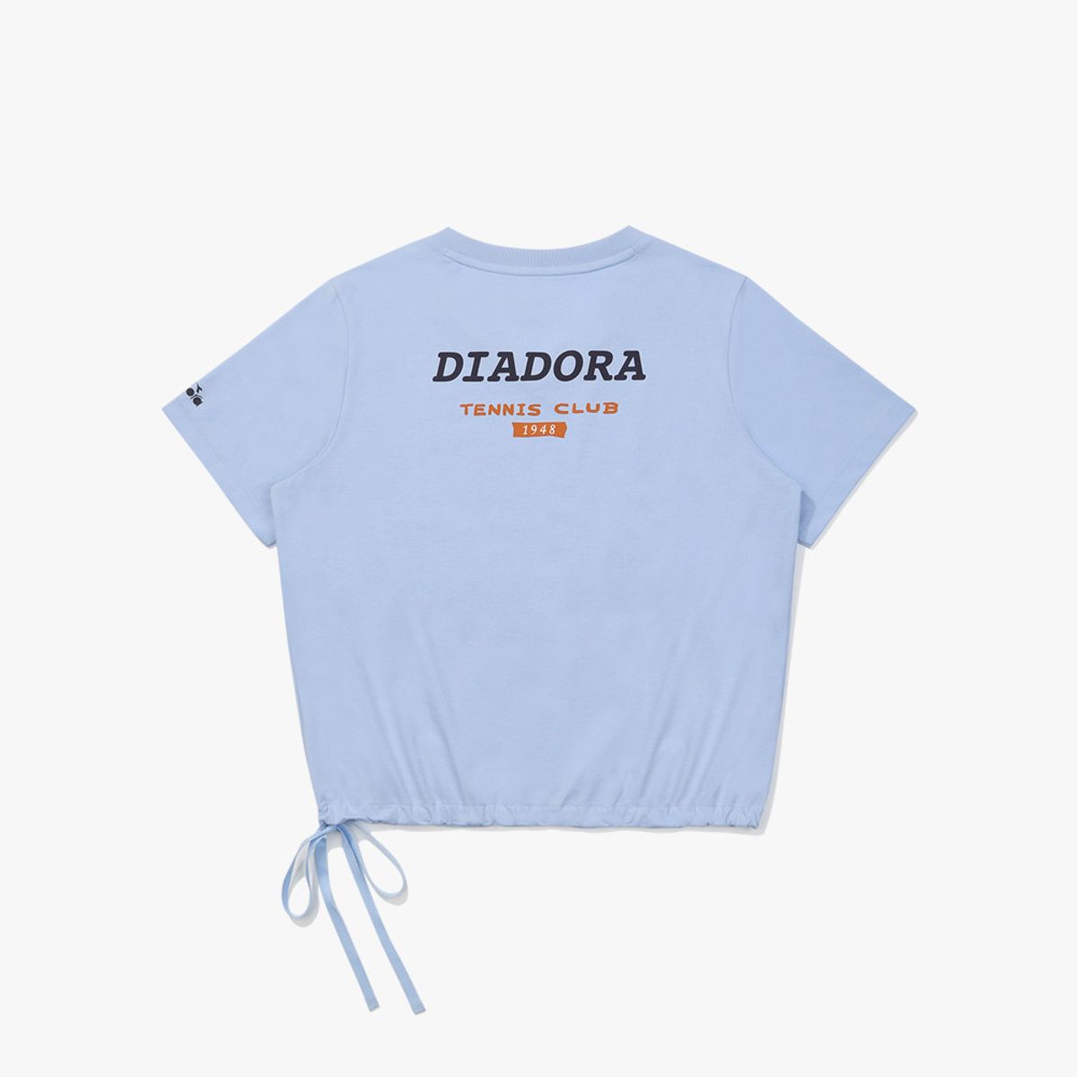 디아도라(diadora) AIRTEX 테니스 무브 크롭 반팔 티셔츠 LIGHT BLUE
