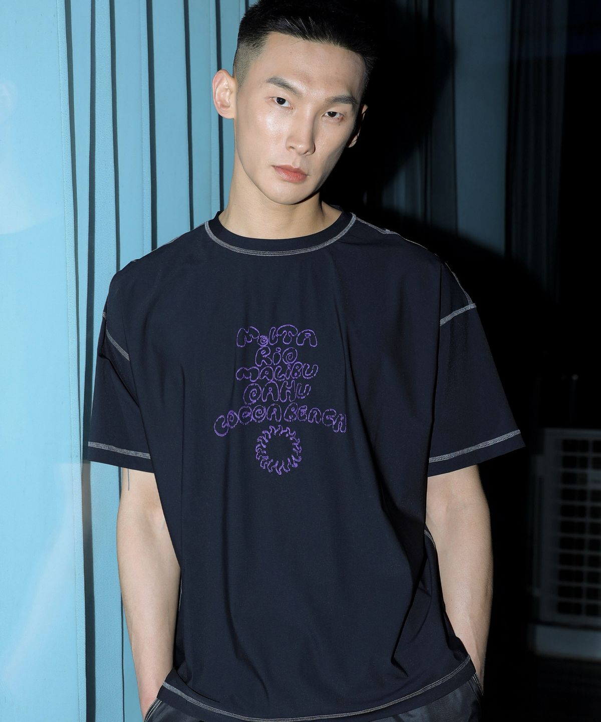 글랙(GLACK) GT151 몰타 반팔 래쉬가드 (BLACK)