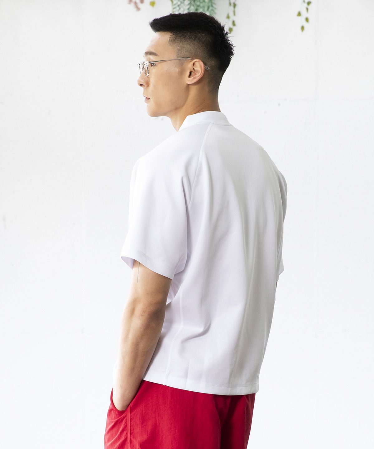 글랙(GLACK) GT153 소든 반팔집업 래쉬가드 (WHITE)