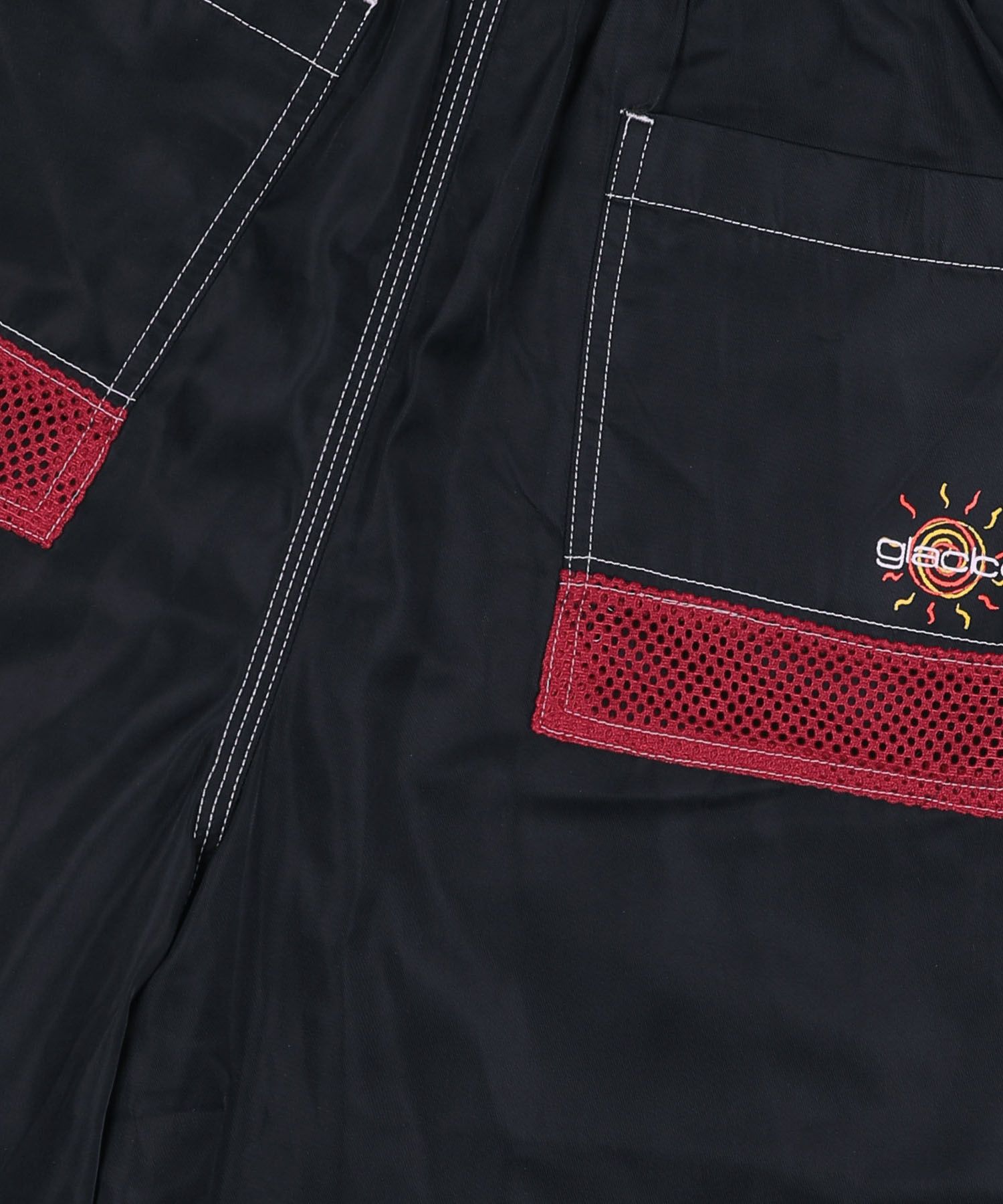 [GLACK] GHP026 Stitch Point Mesh Pocket Pants /追跡付 MUSINSA | GLACK GHP026 Stitch Point Mesh Pocket Pants (GREEN)