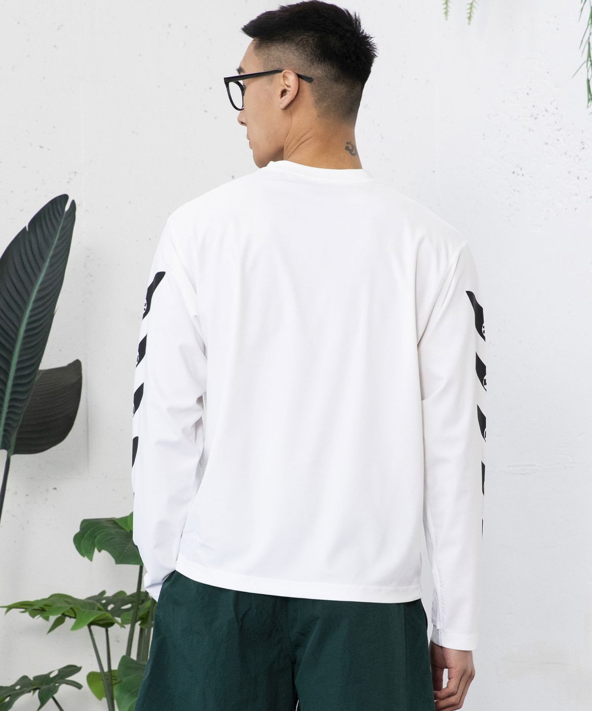 글랙(GLACK) GT156 서프보드 긴팔 래쉬가드 (WHITE)