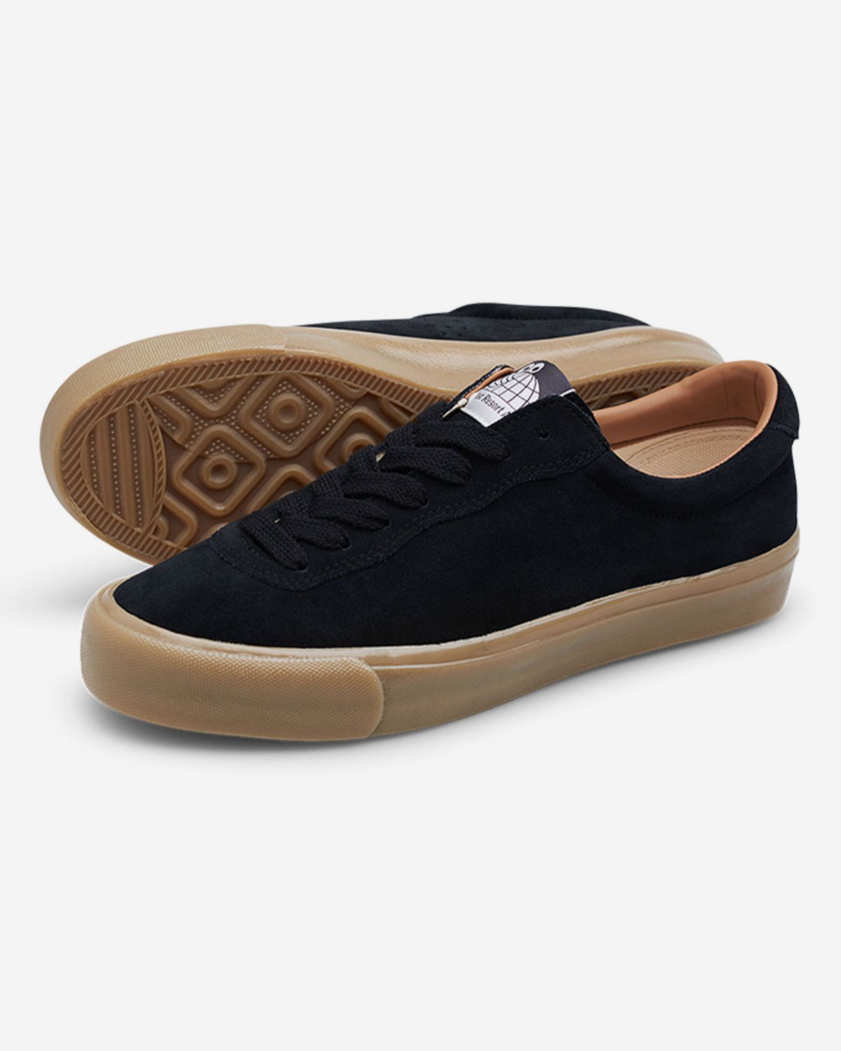 라스트리조트(LAST RESORT) VM001 SUEDE LO [BLACK/GUM]