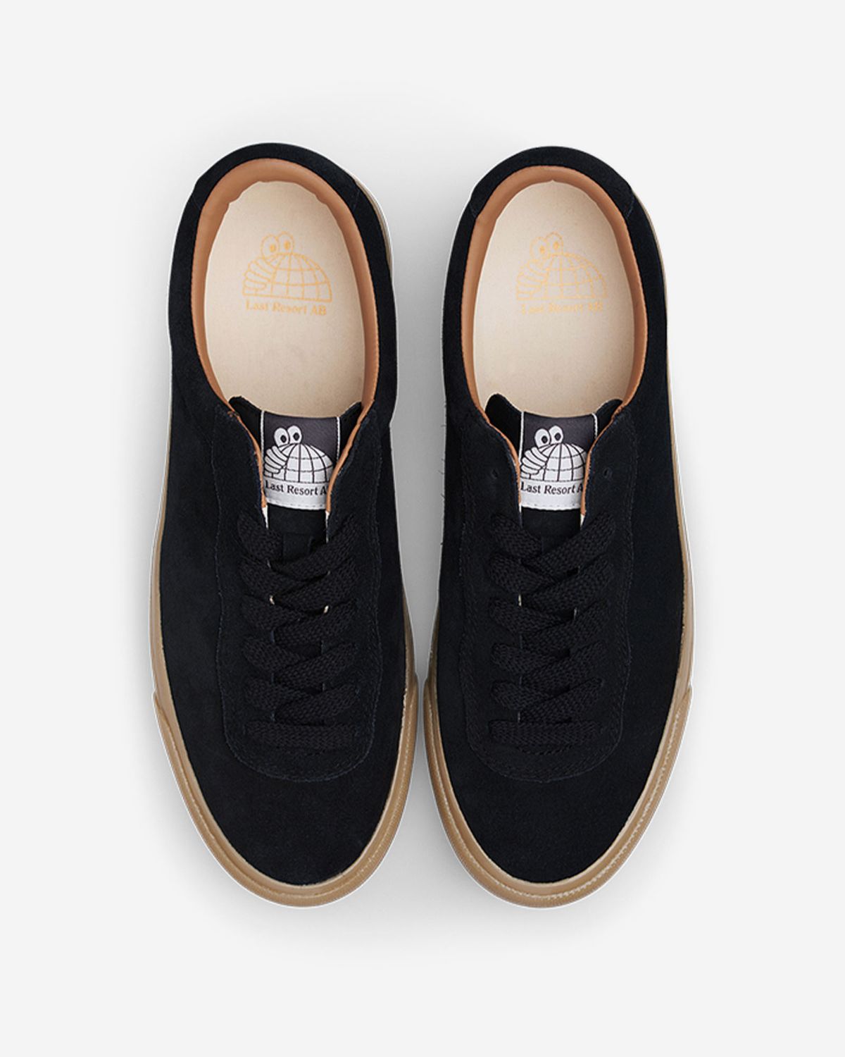 라스트리조트(LAST RESORT) VM001 SUEDE LO [BLACK/GUM]