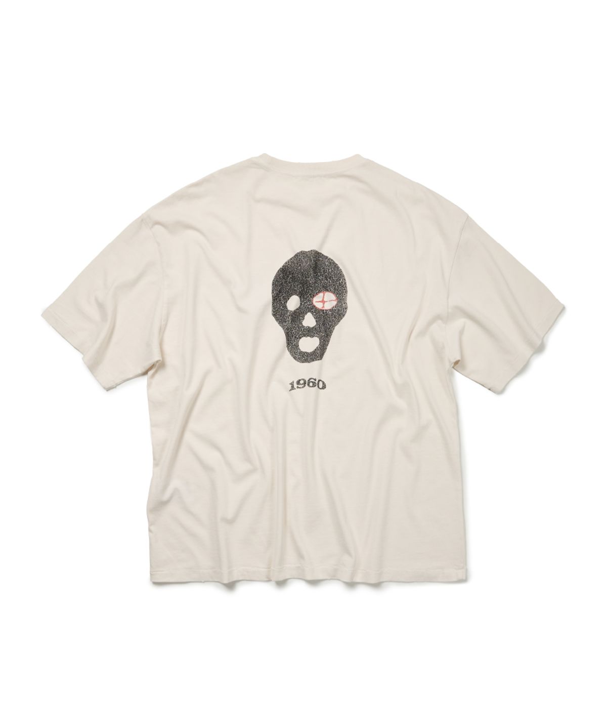 이티씨이(ETCE) DESTROYED 1980 SKULL TEE (OFF WHITE)