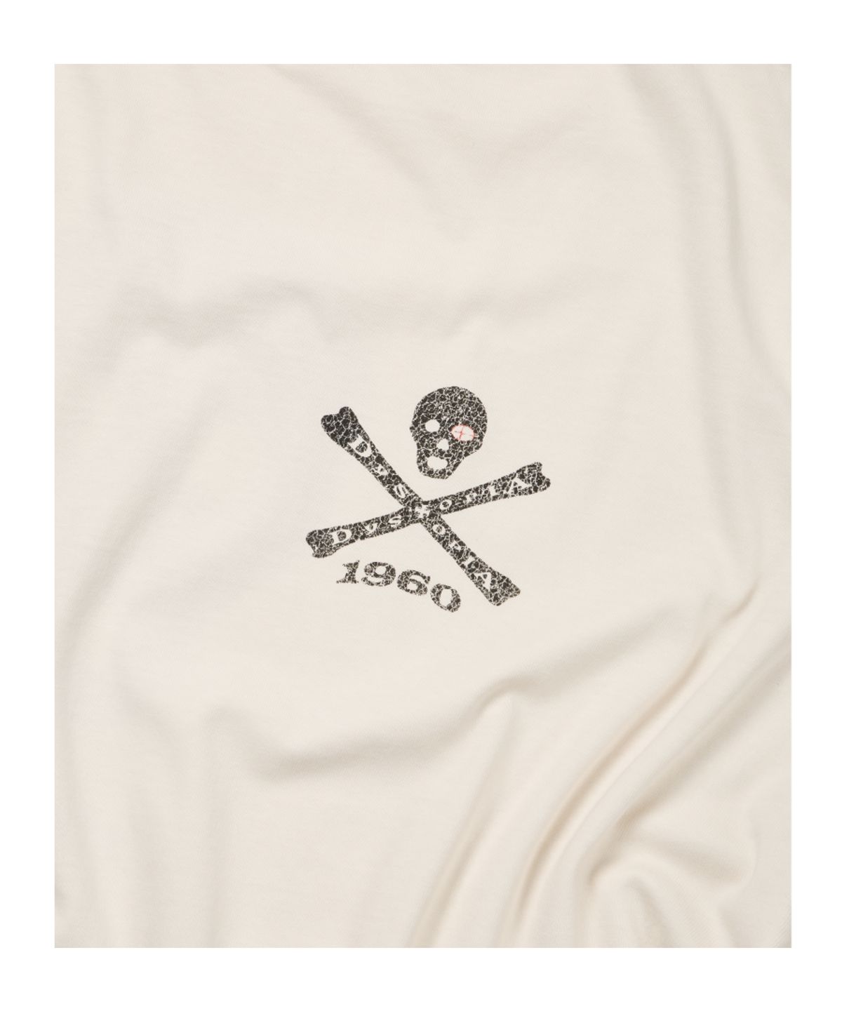 이티씨이(ETCE) DESTROYED 1980 SKULL TEE (OFF WHITE)