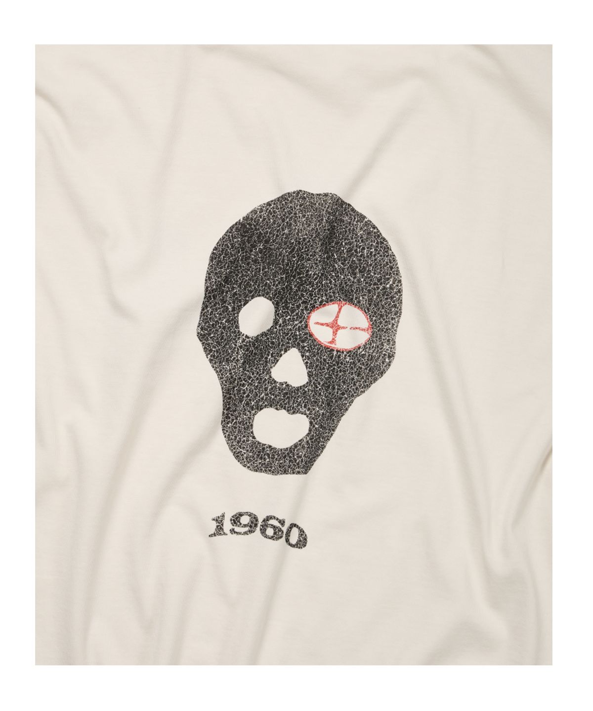 이티씨이(ETCE) DESTROYED 1980 SKULL TEE (OFF WHITE)