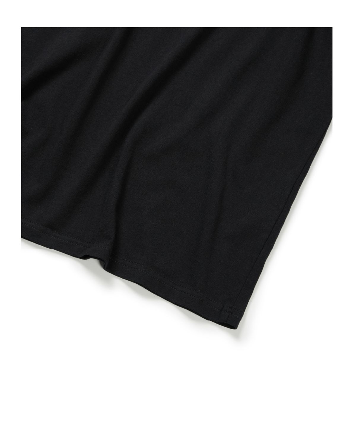 이티씨이(ETCE) SNAP SLEEVE HENLEY NECK TEE (BLACK)
