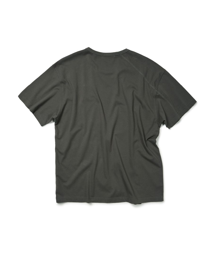 [ETCE] CURVED HENLEY NECK TEE /追跡付 MUSINSA公式 | ETCE CURVED HENLEY NECK TEE (BROWN)