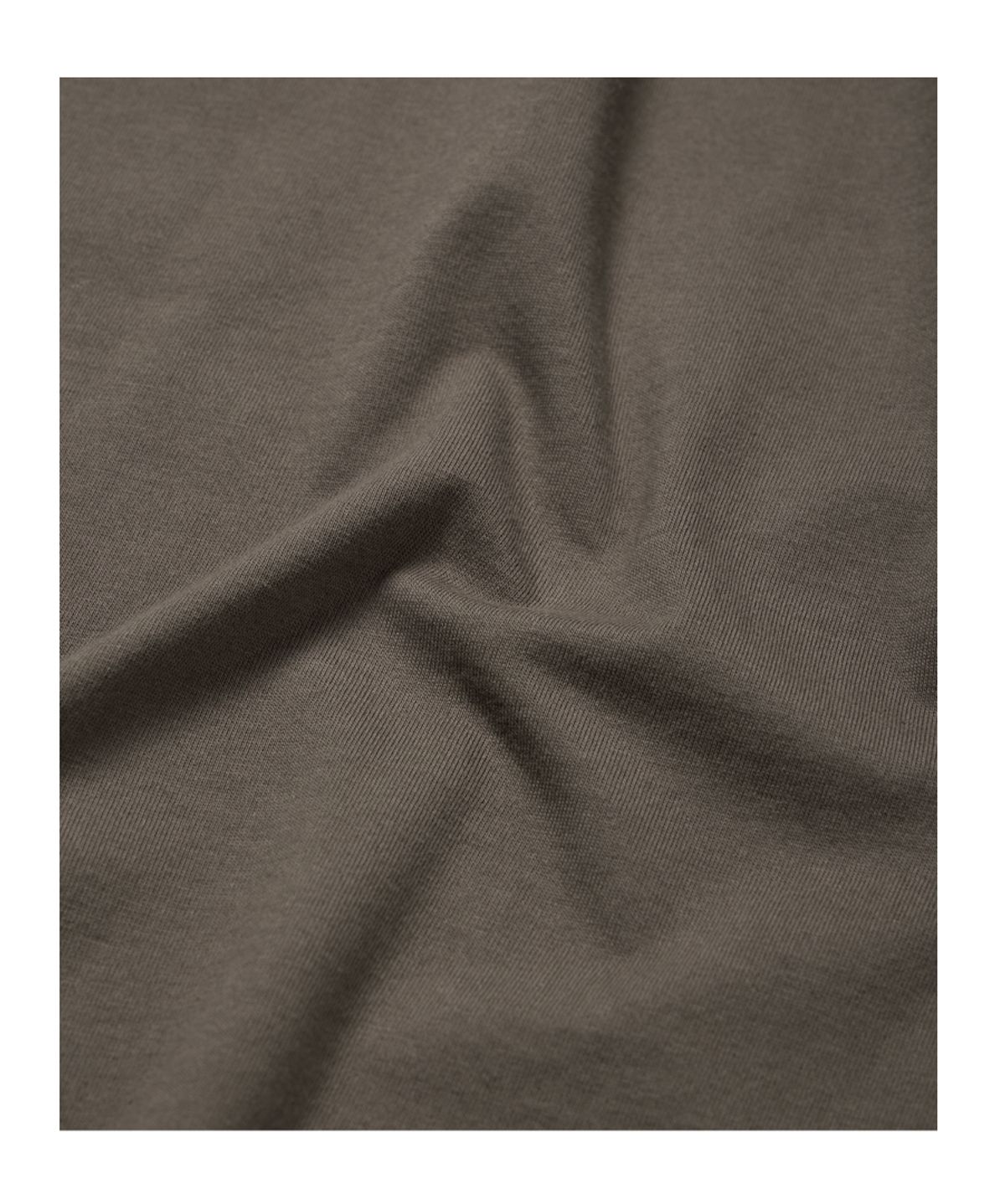 이티씨이(ETCE) CURVED HENLEY NECK TEE (BROWN)