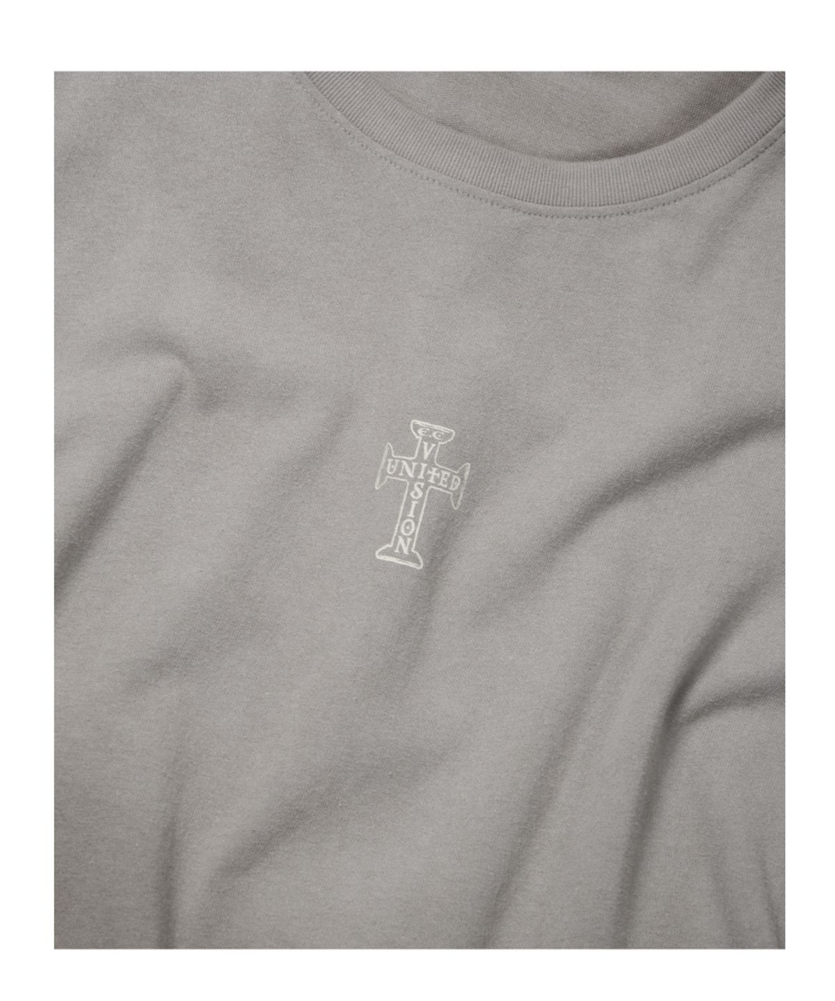 이티씨이(ETCE) CROSS GRADATION T-SHIRT (GRAY)