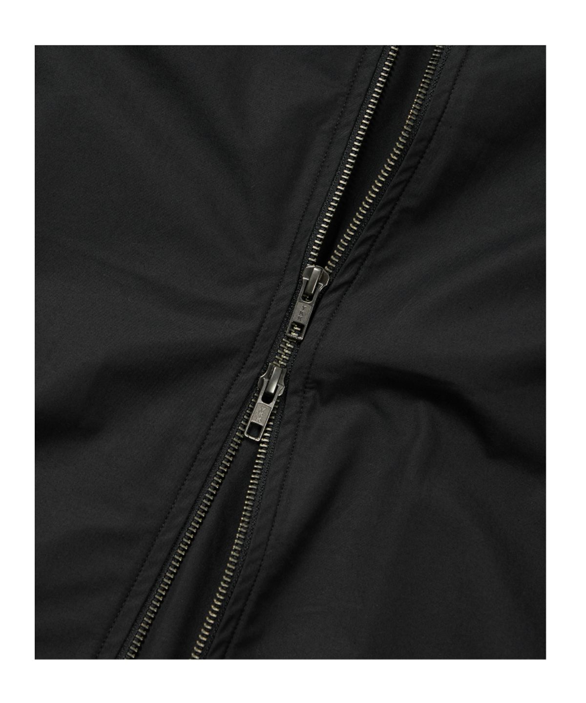 이티씨이(ETCE) PANEL HALF ZIP SHIRT (BLACK)