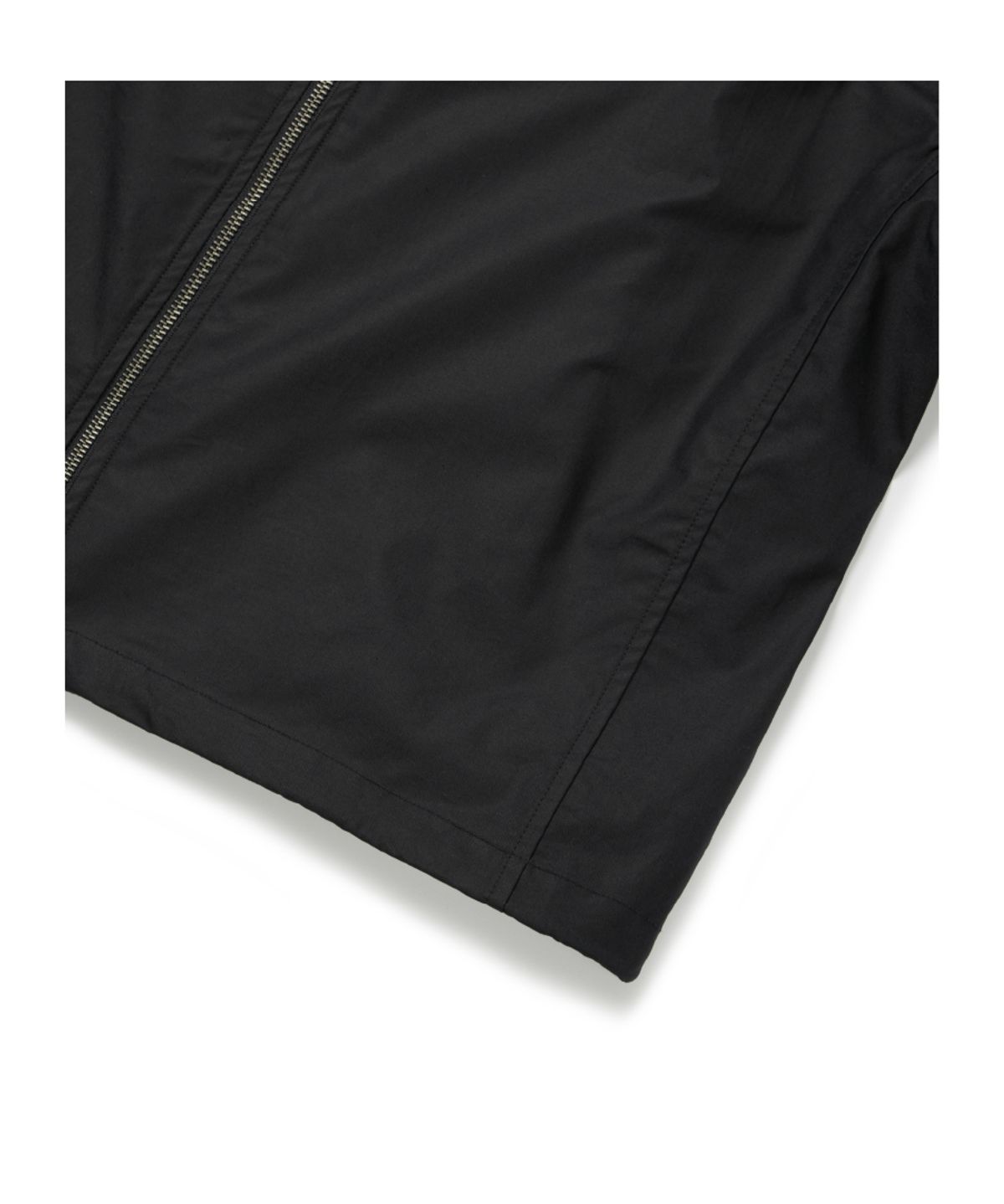 이티씨이(ETCE) PANEL HALF ZIP SHIRT (BLACK)