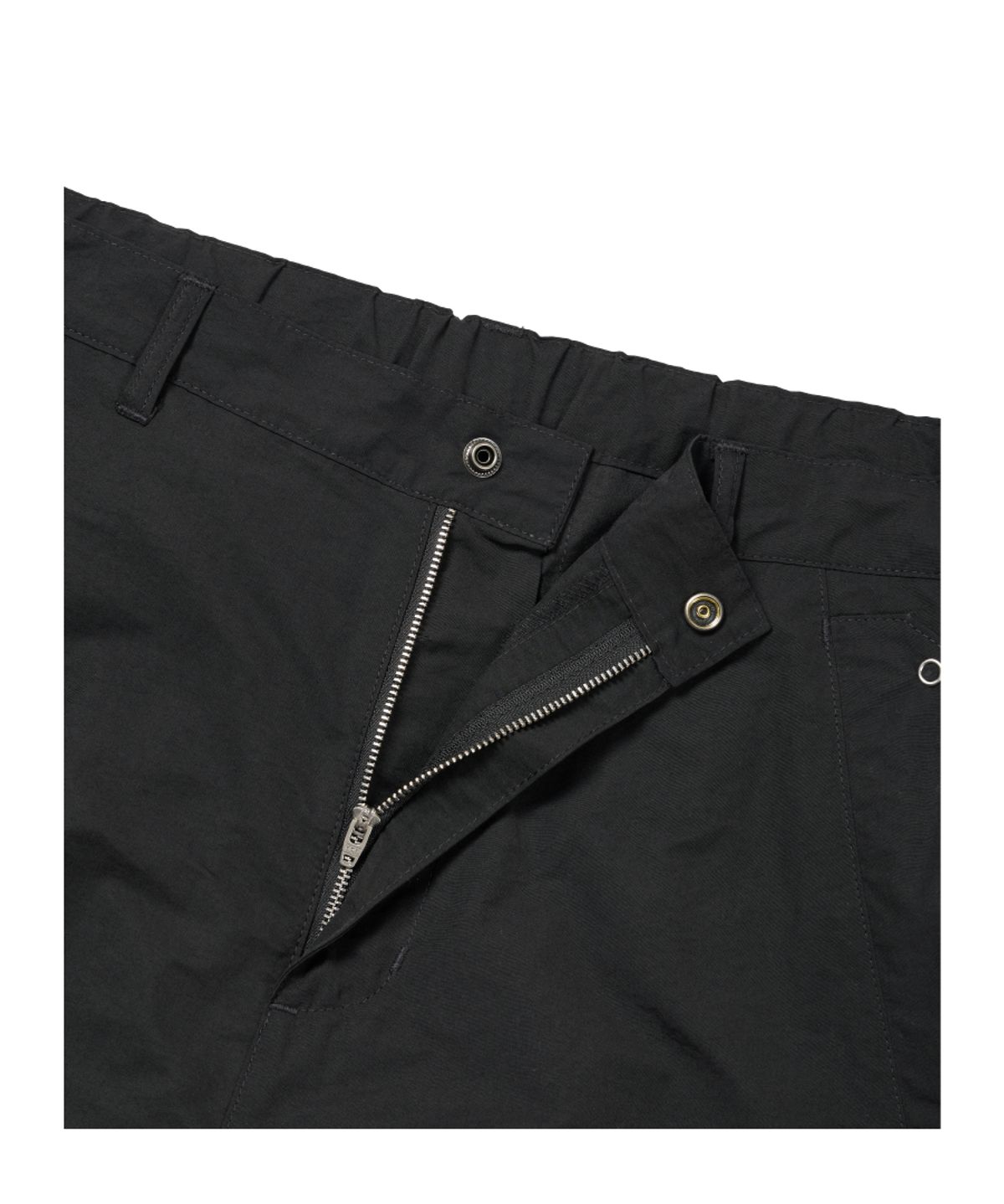 이티씨이(ETCE) REVERSE TUCK LAYERED SHORTS (BLACK)