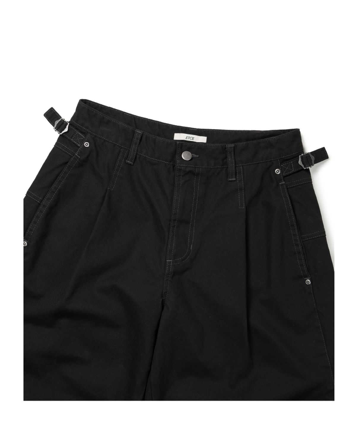 이티씨이(ETCE) DART BERMUDA SHORTS (BLACK)