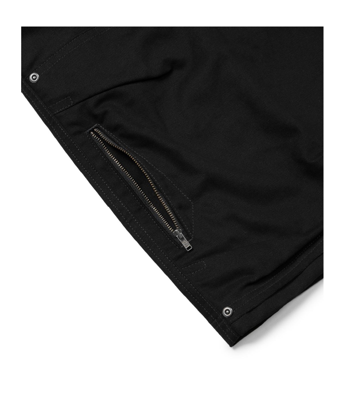 이티씨이(ETCE) DOUBLE KNEE ZIPPER SHORTS (BLACK)