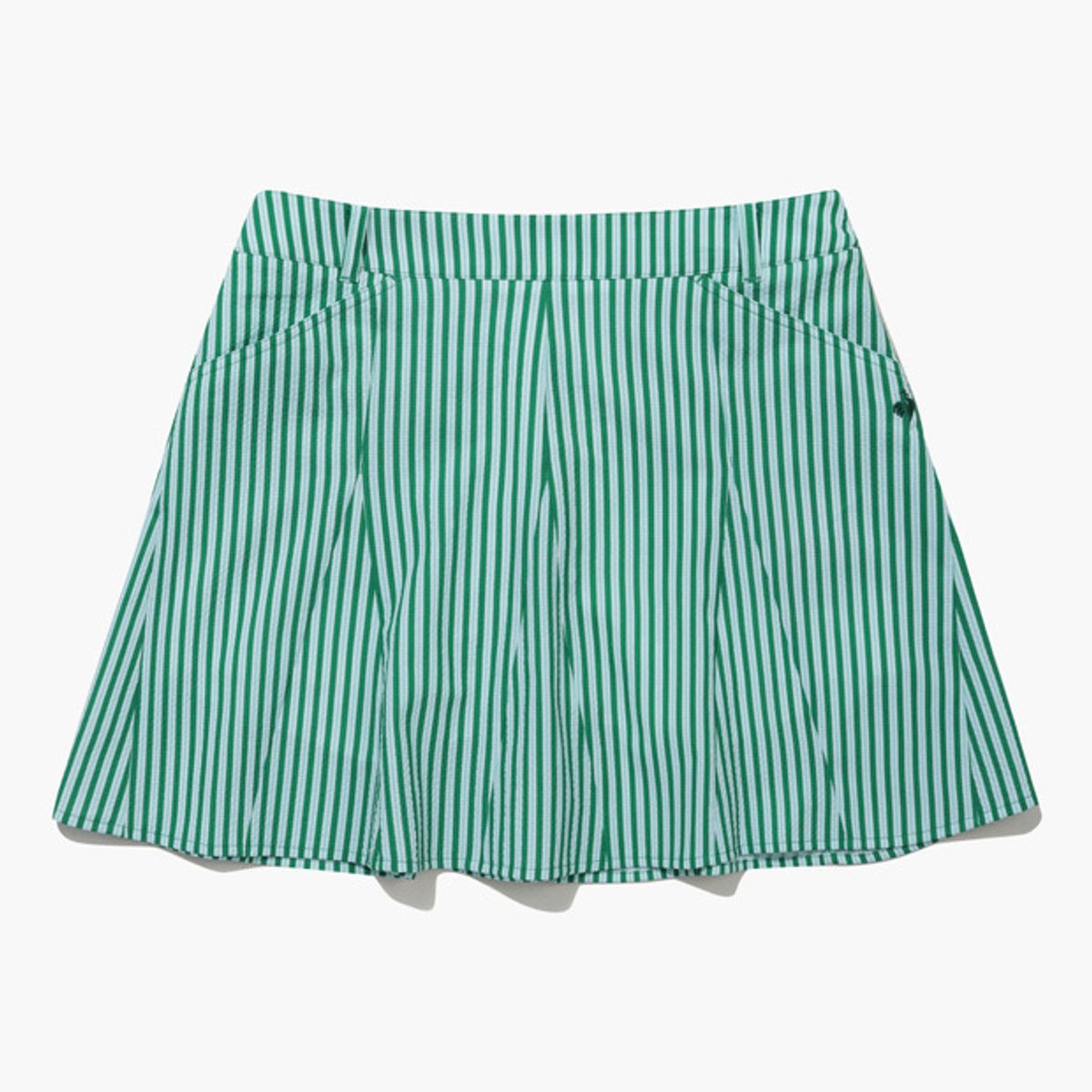 르꼬끄 골프(LECOQ GOLF) 여성 서커 스트라이프 플레어 스커트 (GQ222LSK62)