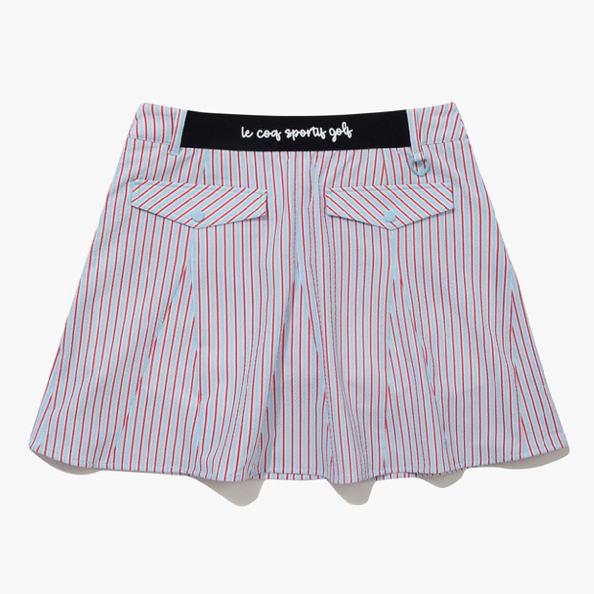르꼬끄 골프(LECOQ GOLF) 여성 서커 스트라이프 플레어 스커트 (GQ222LSK62)