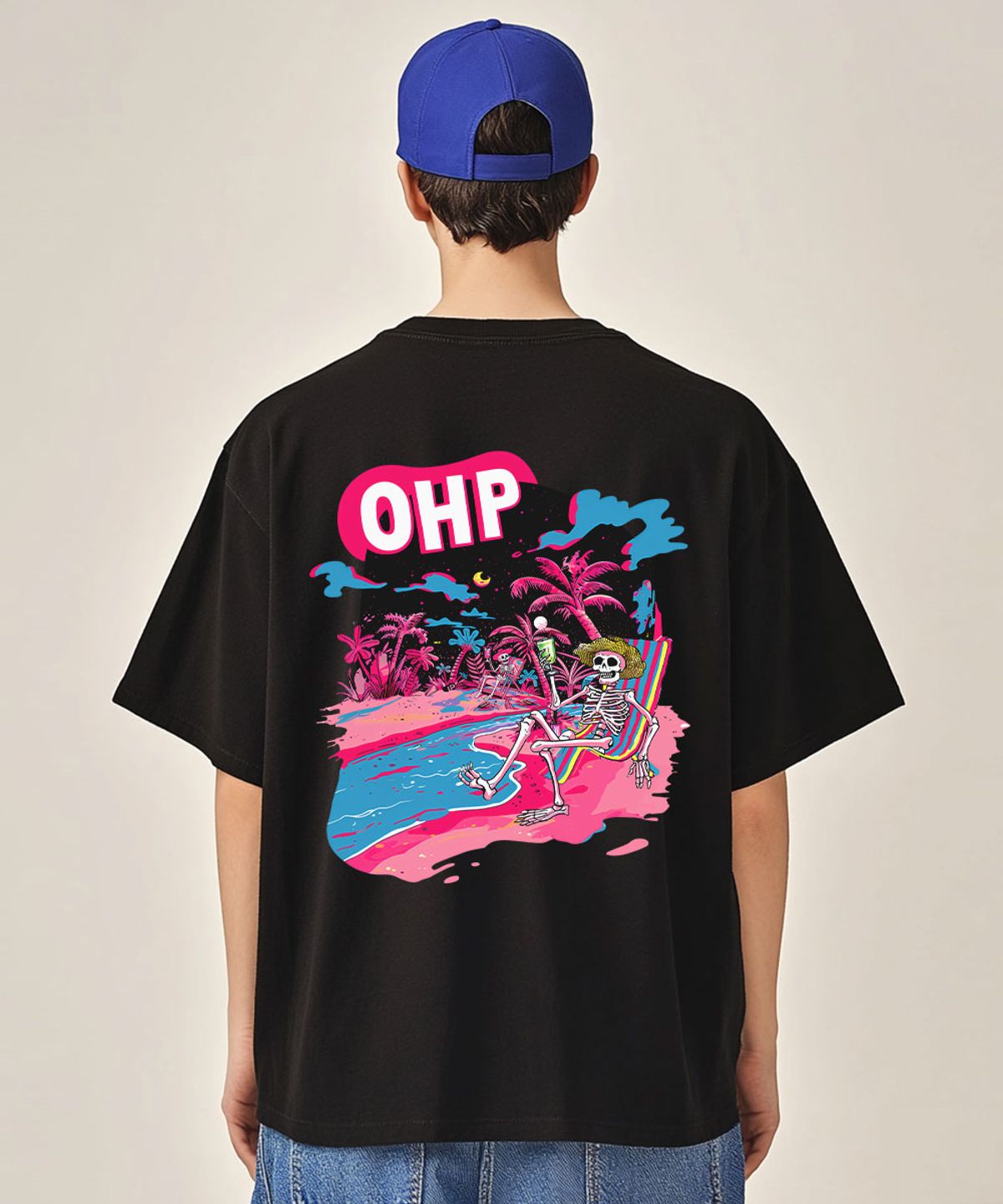 원헌드레드퍼센트(OHP) OHPxHARMONIA4 b사후세계 세미오버 반팔티