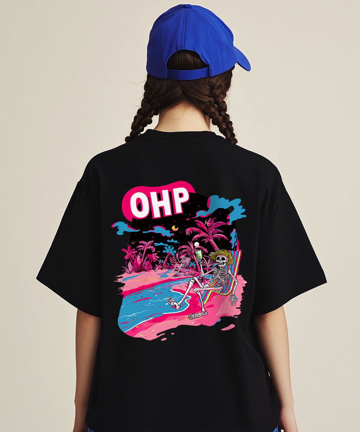 원헌드레드퍼센트(OHP) OHPxHARMONIA4 b사후세계 세미오버 반팔티