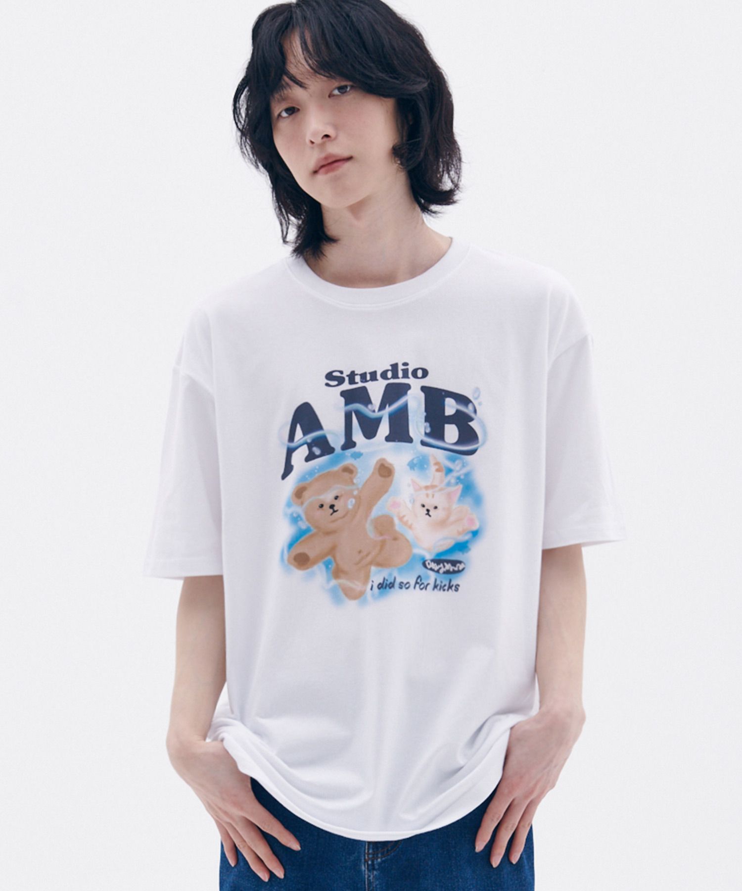 【AMBLER】 Underwater Graphic Short-Sleeved T-Shirt AS1221 MUSINSA | AMBLER Underwater Graphic Short Sleeve T-Shirt