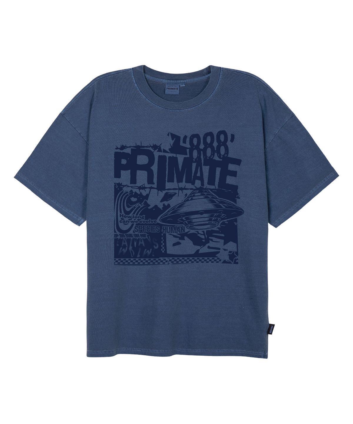 프라임에이트(PRIMATE) SPACE 오버핏 피그먼트 반팔티셔츠 4 COLOR