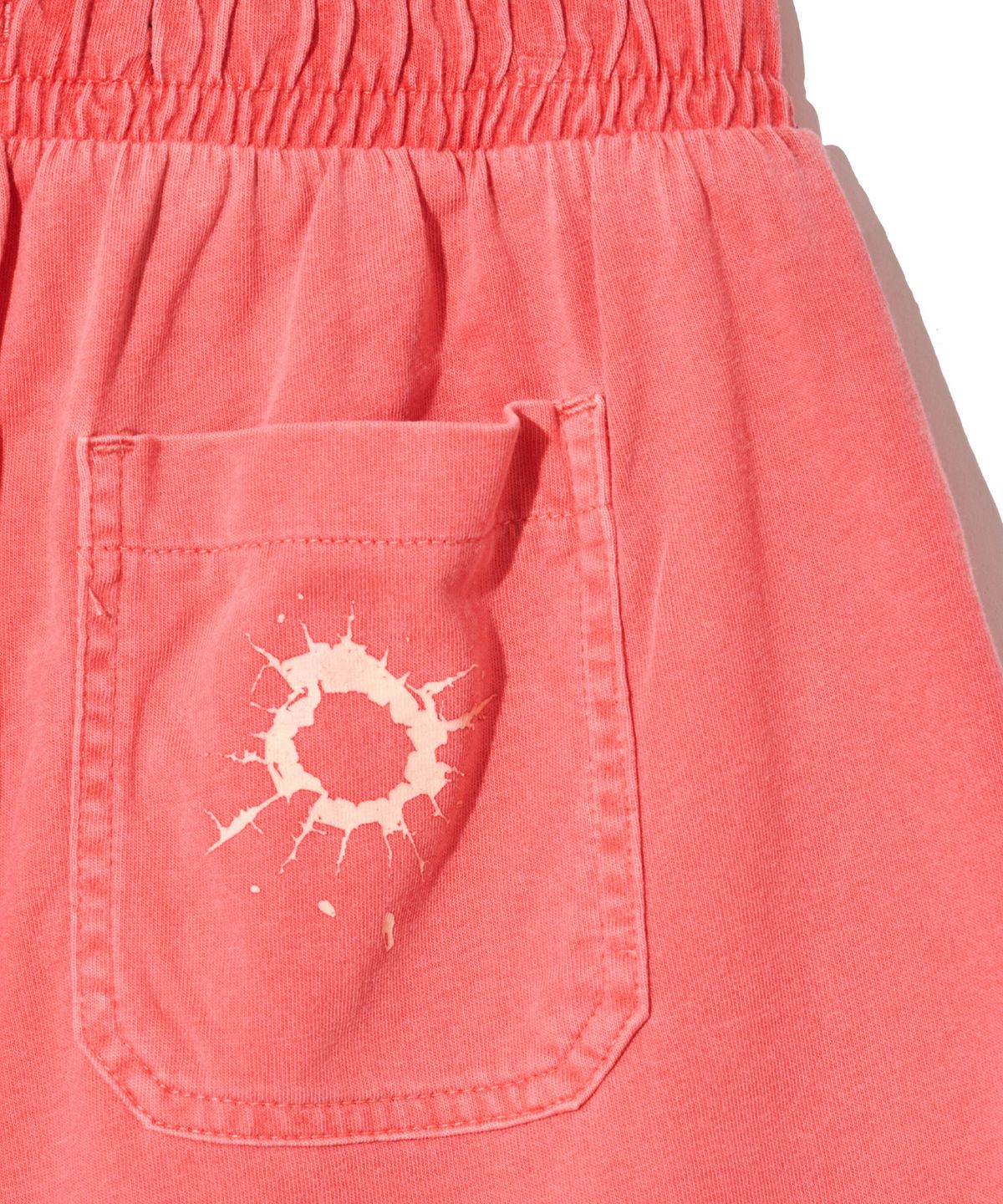 브라운브레스 키즈(BROWNBREATH KIDS) KIDS PIGMENT WASHING SHORTS - PINK