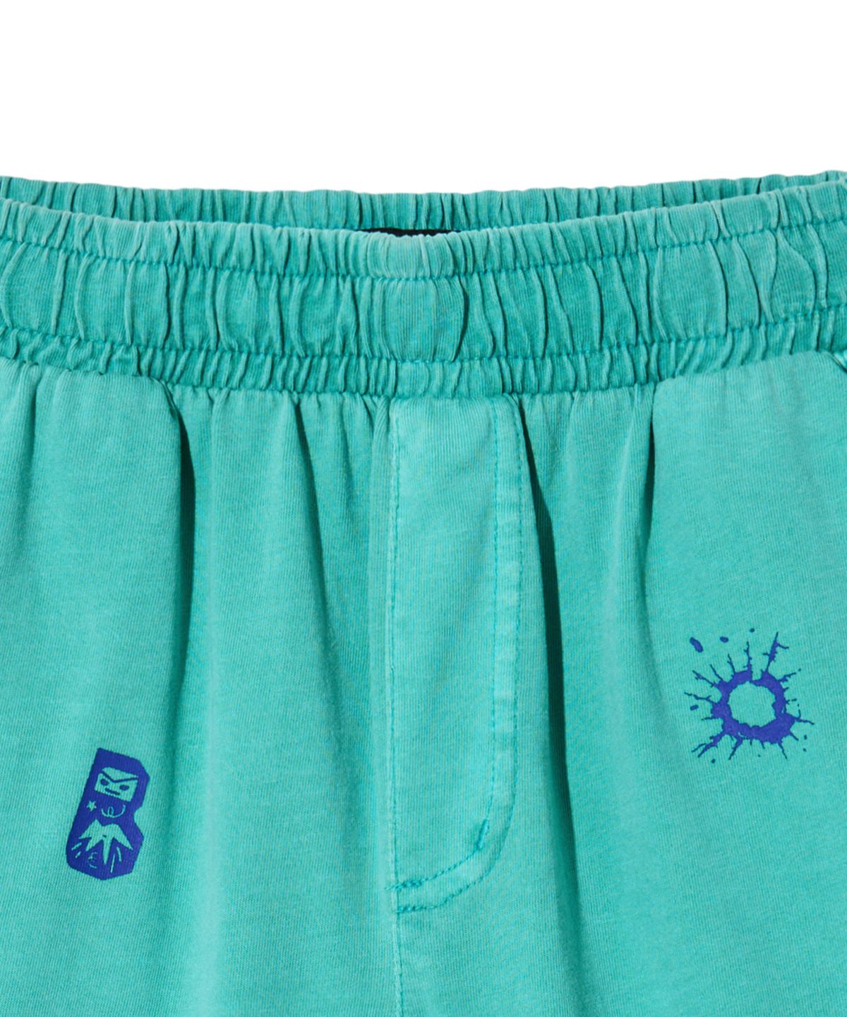 브라운브레스 키즈(BROWNBREATH KIDS) KIDS PIGMENT WASHING SHORTS - MINT