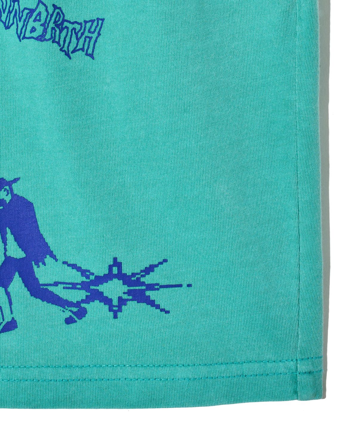 브라운브레스 키즈(BROWNBREATH KIDS) KIDS PIGMENT WASHING SHORTS - MINT