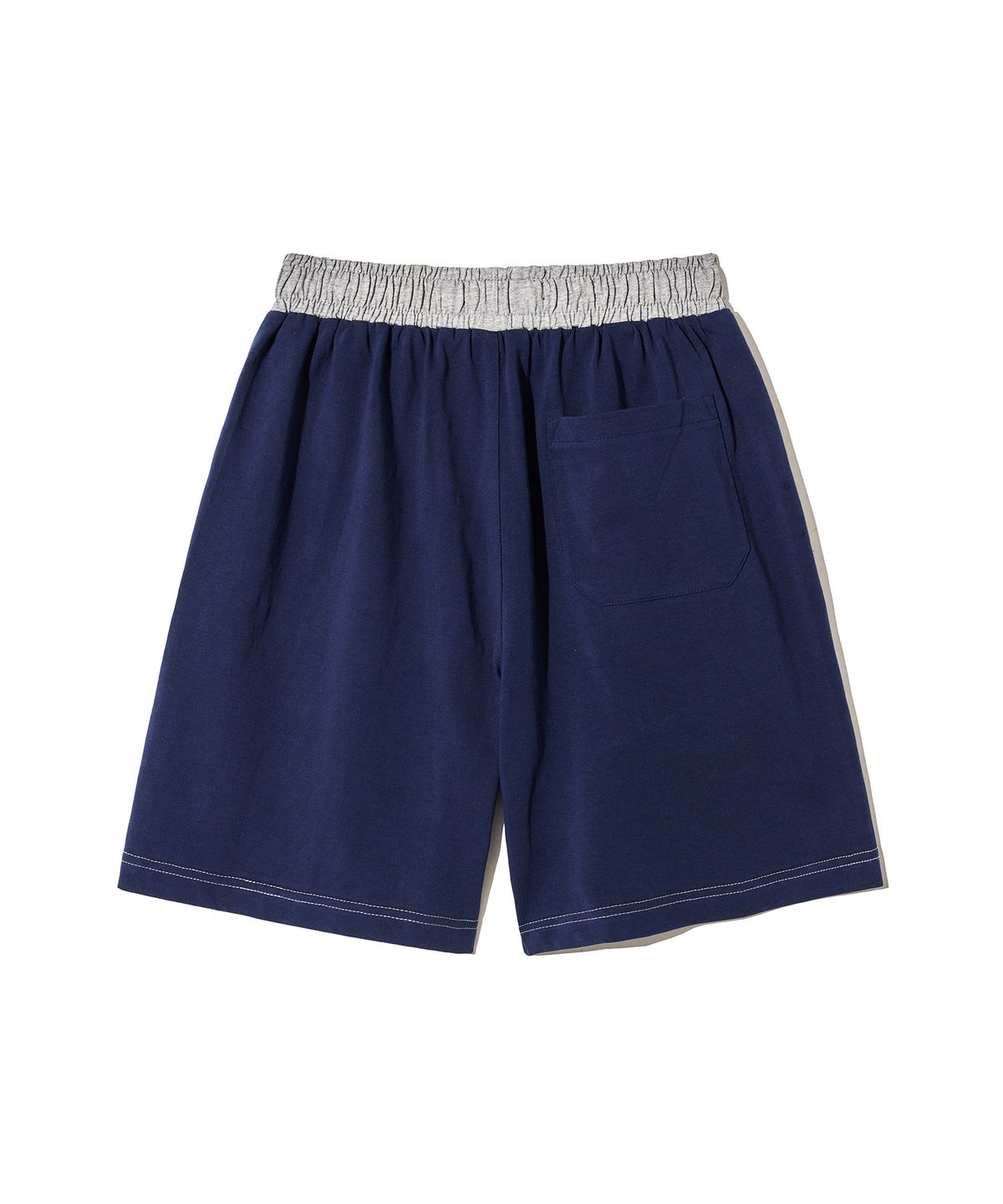 브라운브레스 키즈(BROWNBREATH KIDS) KIDS TAG 2TONE SHORTS - MELANGE GREY