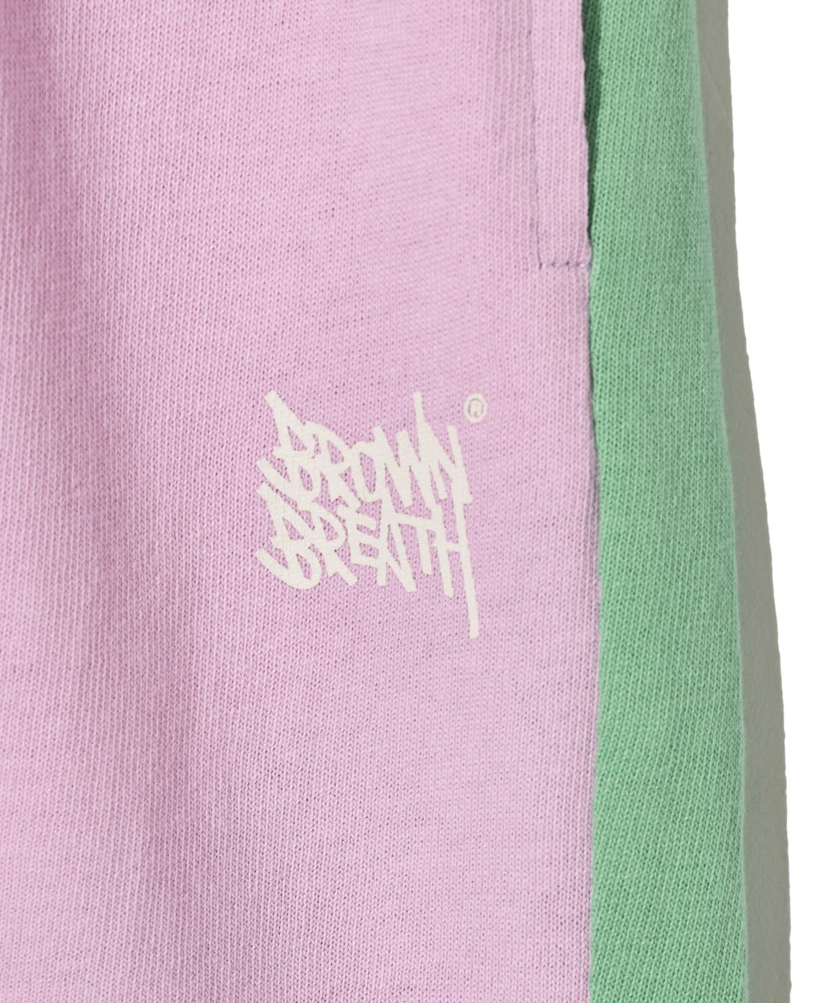 브라운브레스 키즈(BROWNBREATH KIDS) KIDS TAG 2TONE SHORTS - LAVENDER