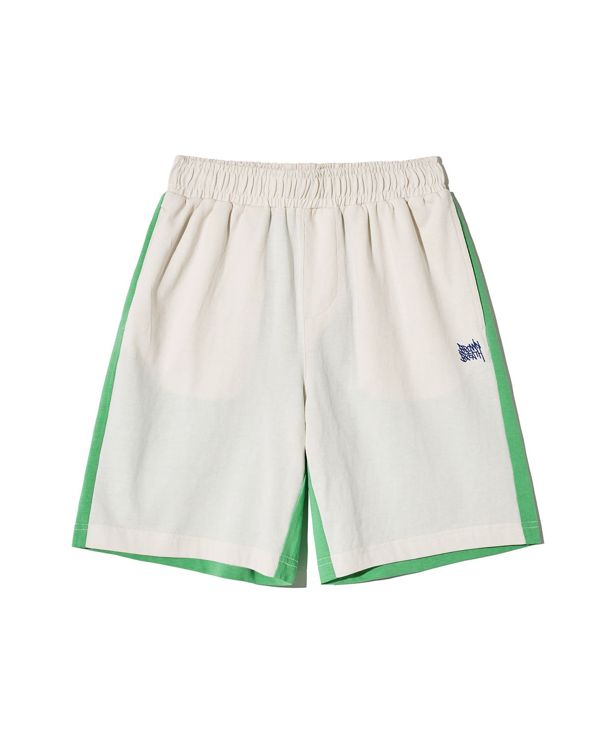 브라운브레스 키즈(BROWNBREATH KIDS) KIDS TAG 2TONE SHORTS - IVORY