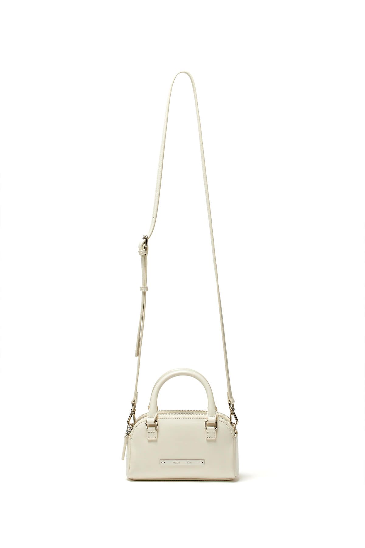 ● MATIN KIM ● DOUBLE ZIPPER MINI CROSS BAG DOUBLE ZIPPER MINI CROSS BAG IN WHITE – Matin Kim