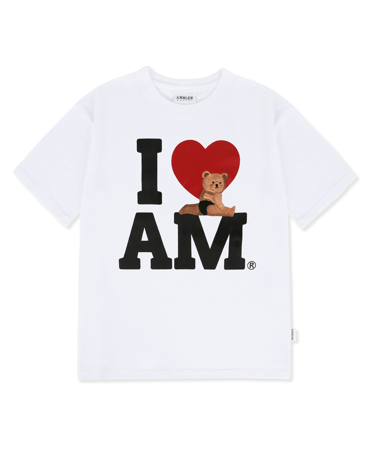 【AMBLER】 IAM Embroidered Short-Sleeved T-Shirt AS1222 MUSINSA | AMBLER I AM Embroidered Short Sleeve T-Shirt