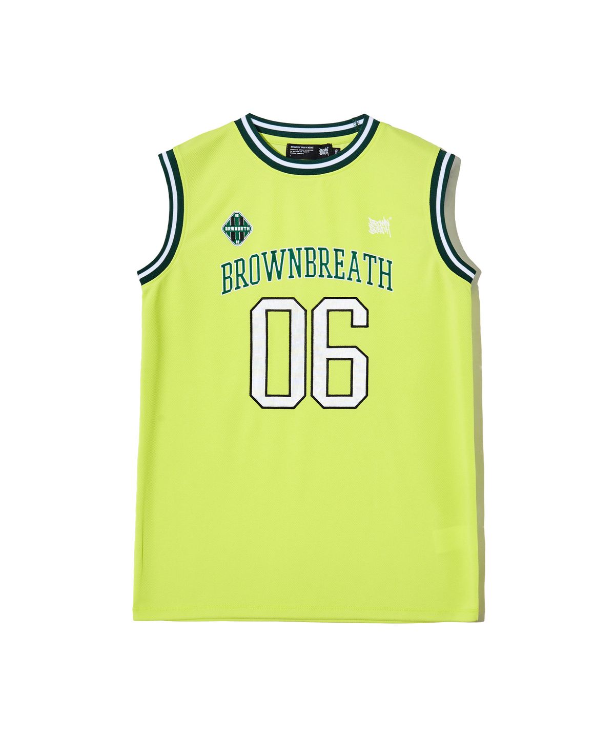 브라운브레스 키즈(BROWNBREATH KIDS) KIDS GIRL MESH ONEPIECE - LIME