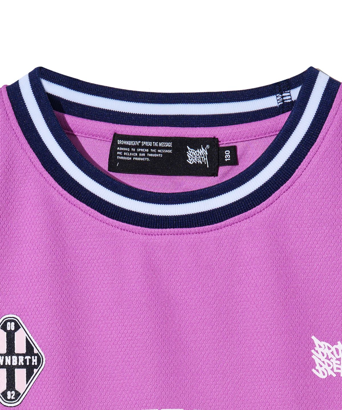 브라운브레스 키즈(BROWNBREATH KIDS) KIDS GIRL MESH ONEPIECE - PURPLE