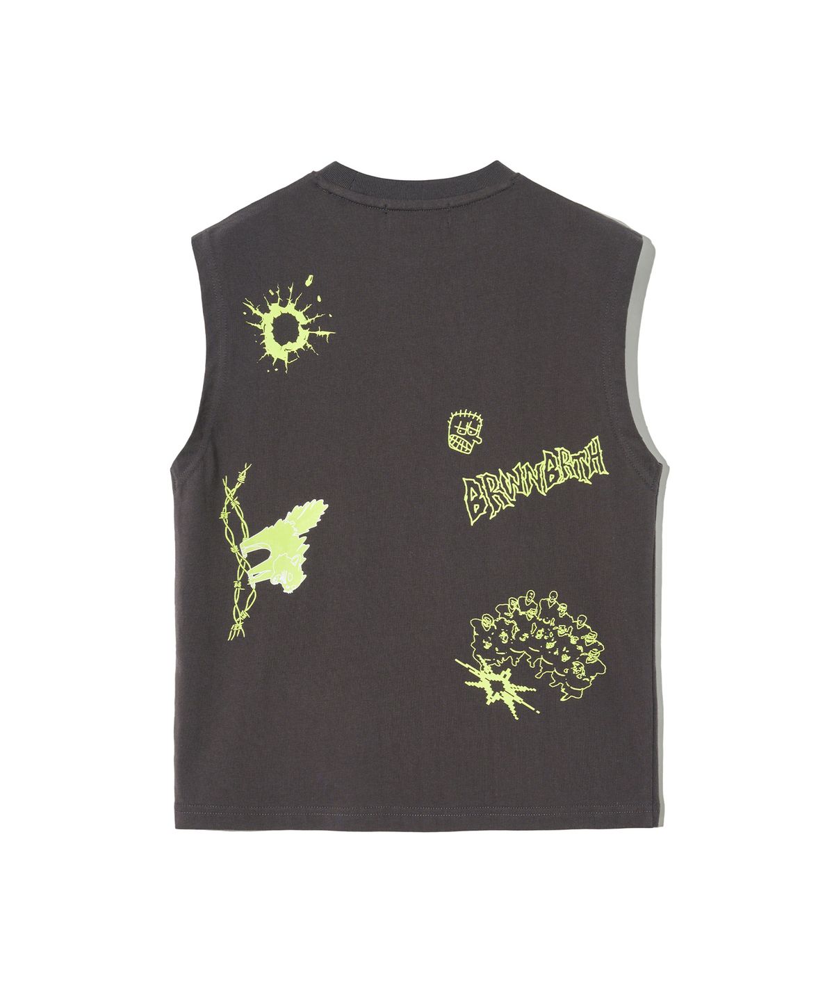브라운브레스 키즈(BROWNBREATH KIDS) KIDS WASHING SLEEVELESS - CHARCOAL