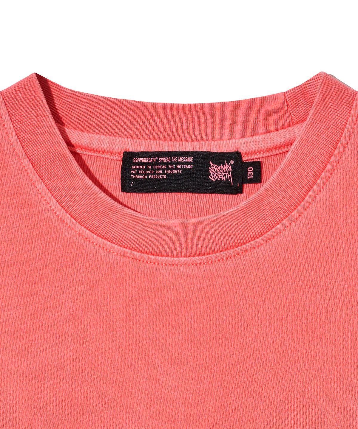 브라운브레스 키즈(BROWNBREATH KIDS) KIDS PIGMENT WASHING SLEEVELESS - PINK