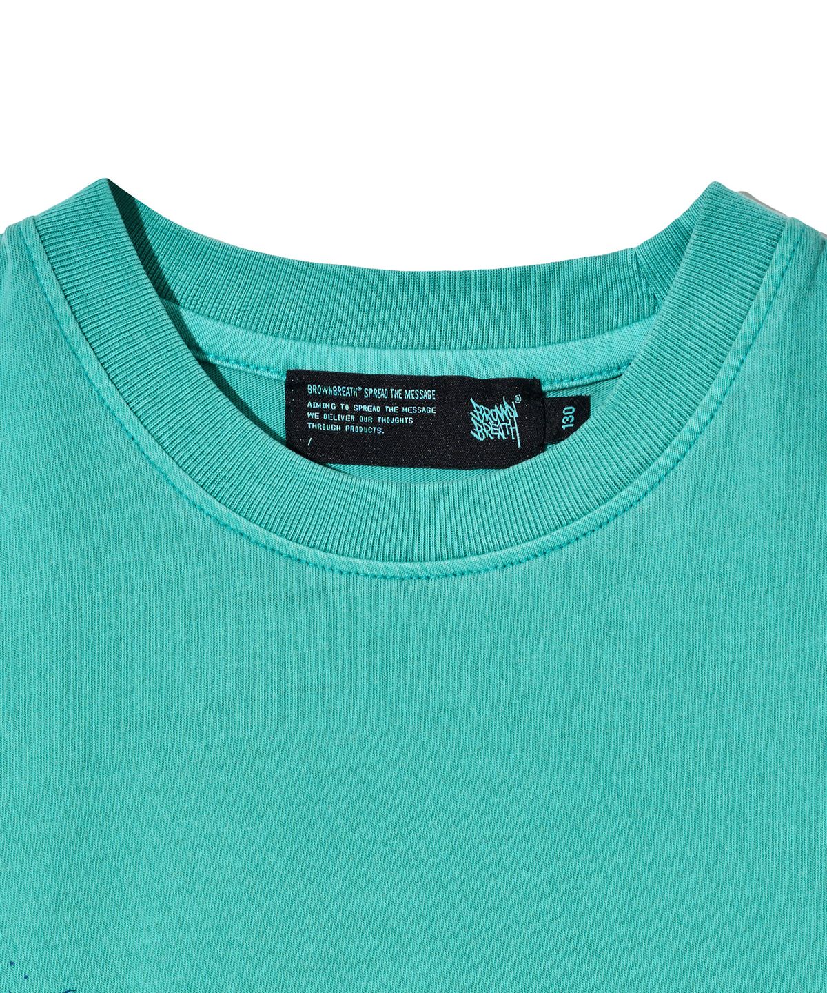브라운브레스 키즈(BROWNBREATH KIDS) KIDS PIGMENT WASHING SLEEVELESS - MINT