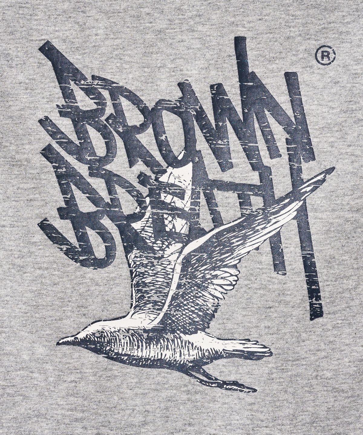 브라운브레스 키즈(BROWNBREATH KIDS) KIDS BE FREE TAG TEE - MELANGE GREY