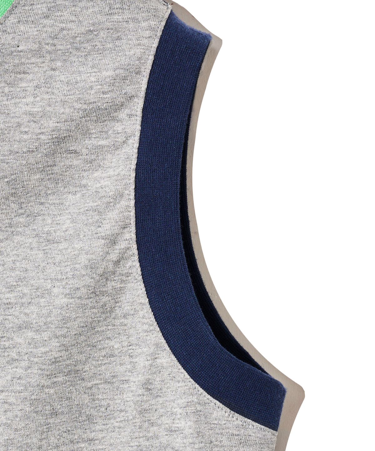 브라운브레스 키즈(BROWNBREATH KIDS) KIDS BE FREE TAG TEE - MELANGE GREY