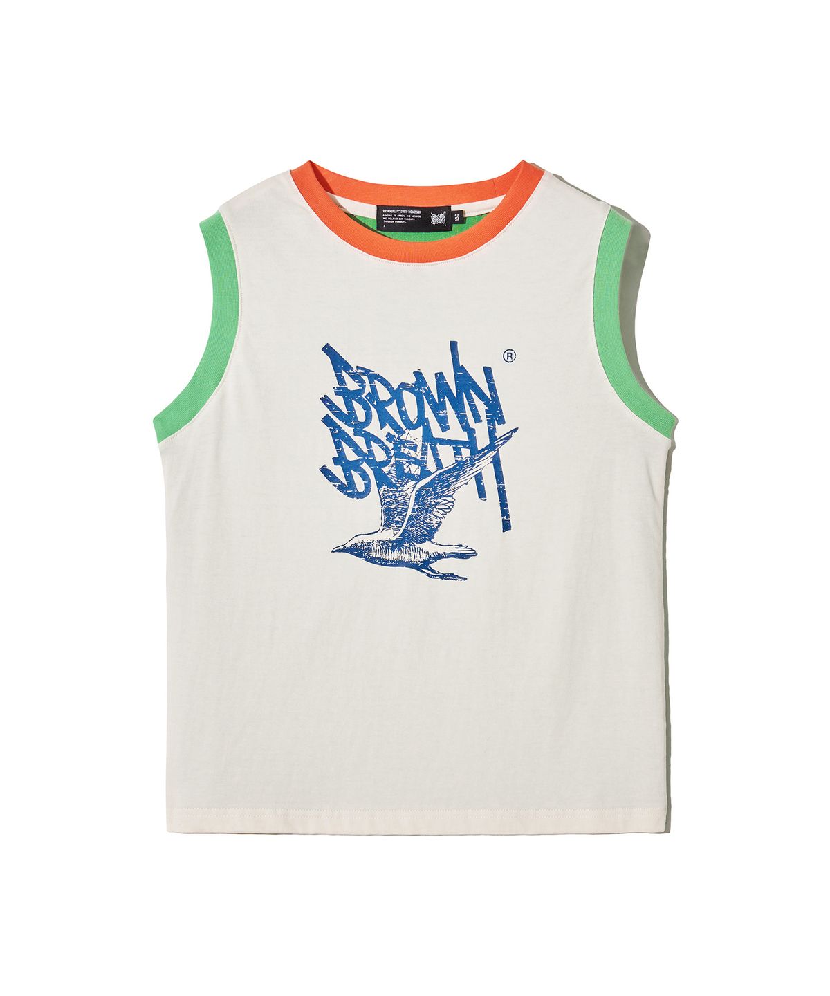 브라운브레스 키즈(BROWNBREATH KIDS) KIDS BE FREE TAG TEE - IVORY