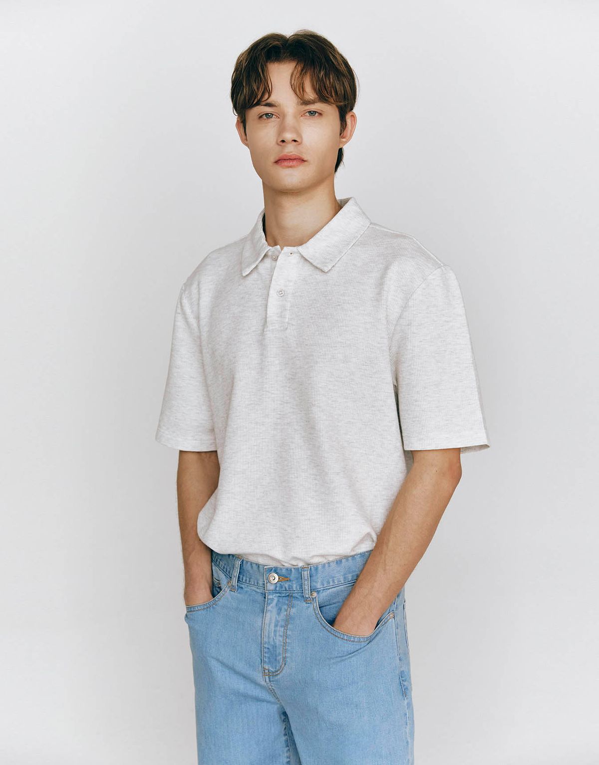 컨셉원(CONCEPTS1ONE) 텍스쳐드 폴로티 10015521/015521 [5color]