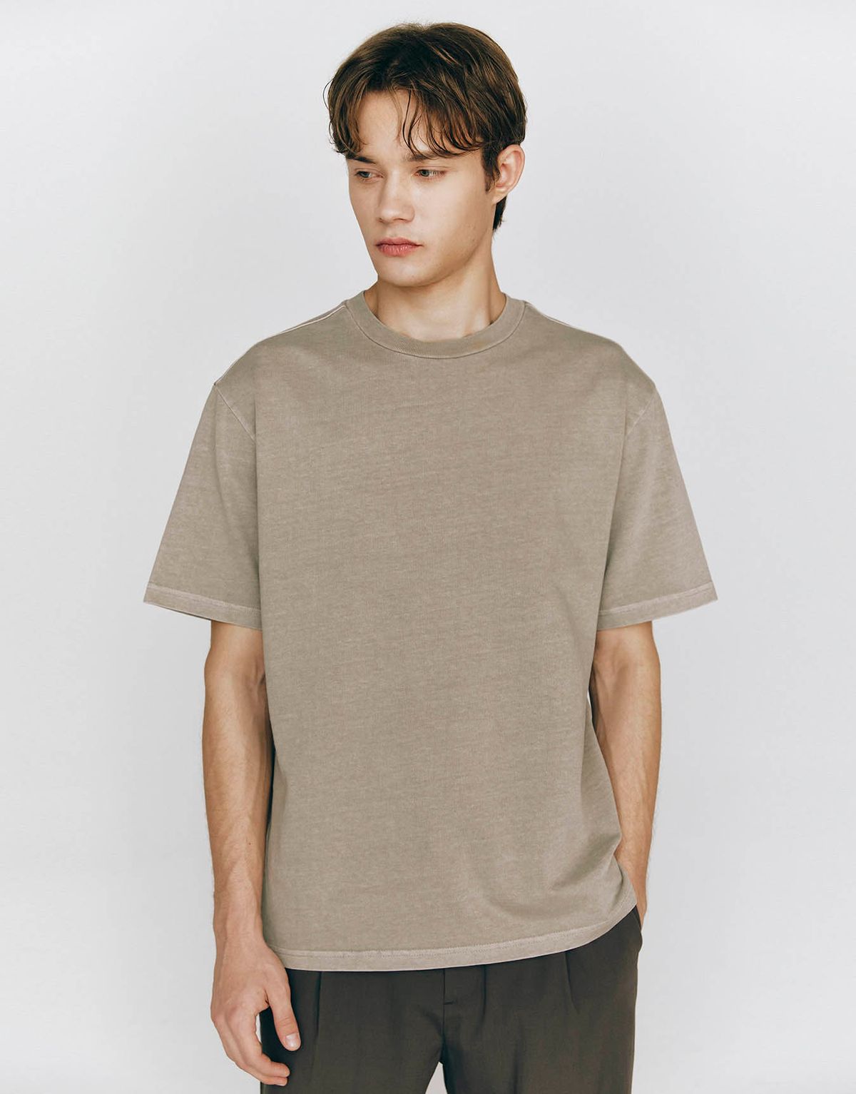 컨셉원(CONCEPTS1ONE) 가먼트다잉 크루넥 반팔티 10025523/025523 [2color]