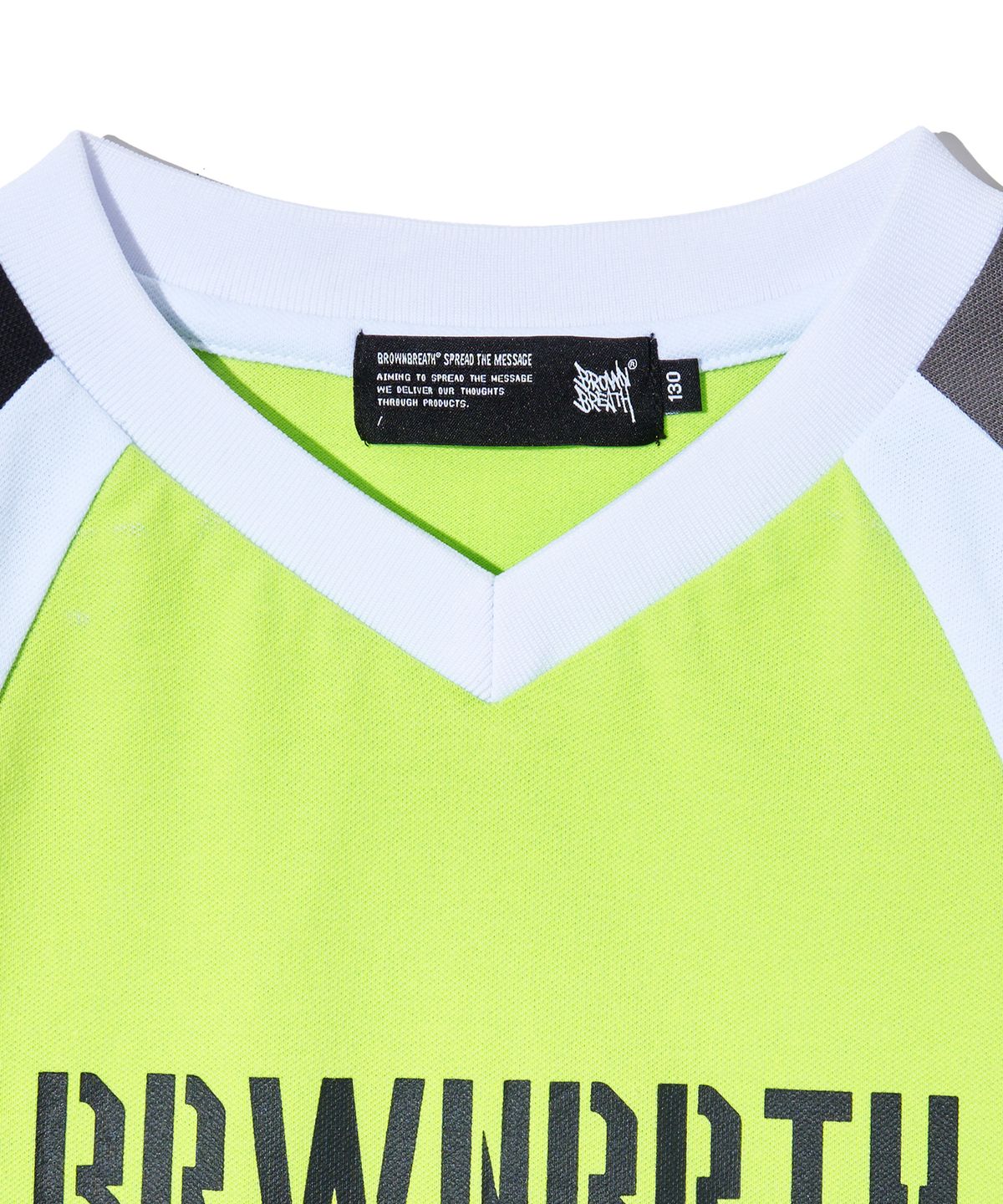 브라운브레스 키즈(BROWNBREATH KIDS) KIDS BB BLOCK TEE - GREEN