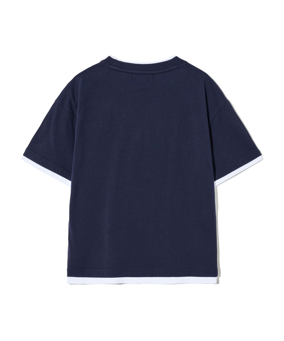 브라운브레스 키즈(BROWNBREATH KIDS) KIDS LAYERED TEE - NAVY